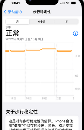 辉县iPhone手机维修如何在iPhone开启'步行稳定性通知'