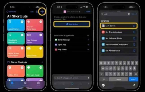 辉县苹果14锁屏维修店分享iPhone14升级iOS16.4后如何创建锁屏快捷方式 