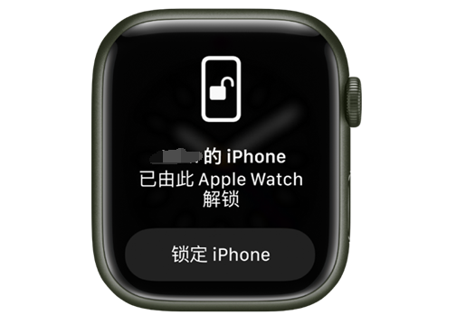 辉县苹果手机维修分享用 AppleWatch 解锁配备面容 ID 的 iPhone方法 